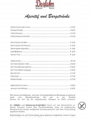 Menu Card